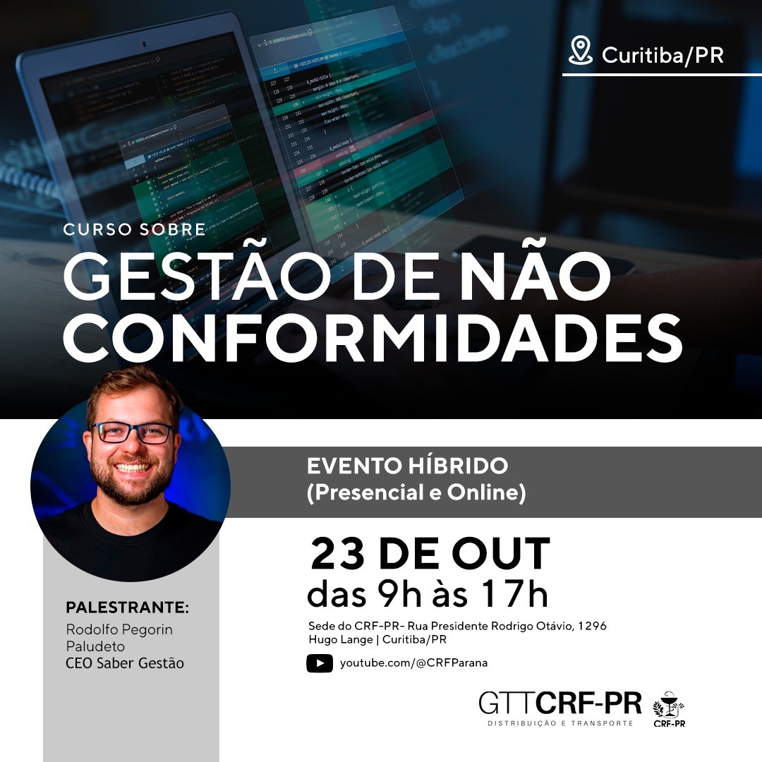 Curso Sobre Gestão de Não Conformidades | Curitiba/PR