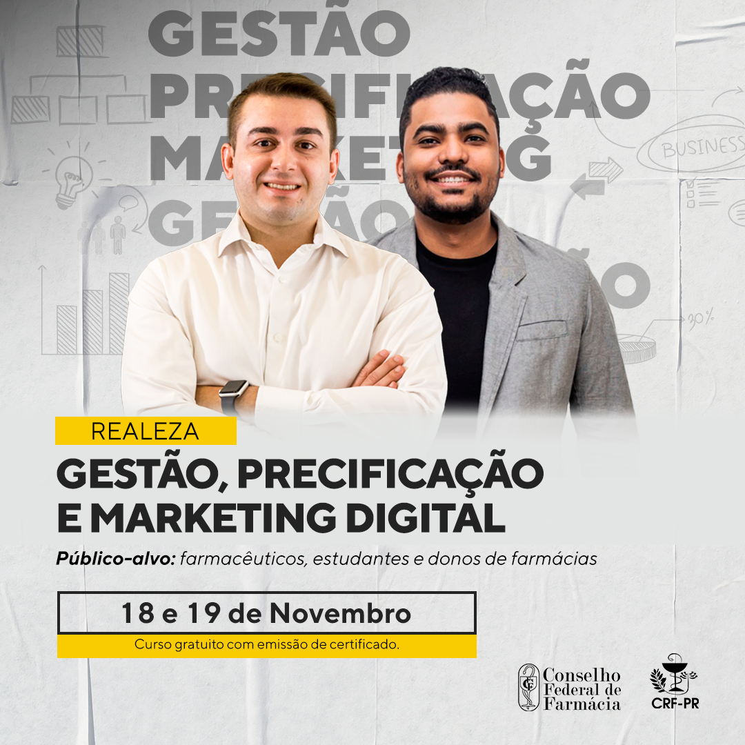 Curso Gestão, Precificação e Marketing Digital | Realeza/PR