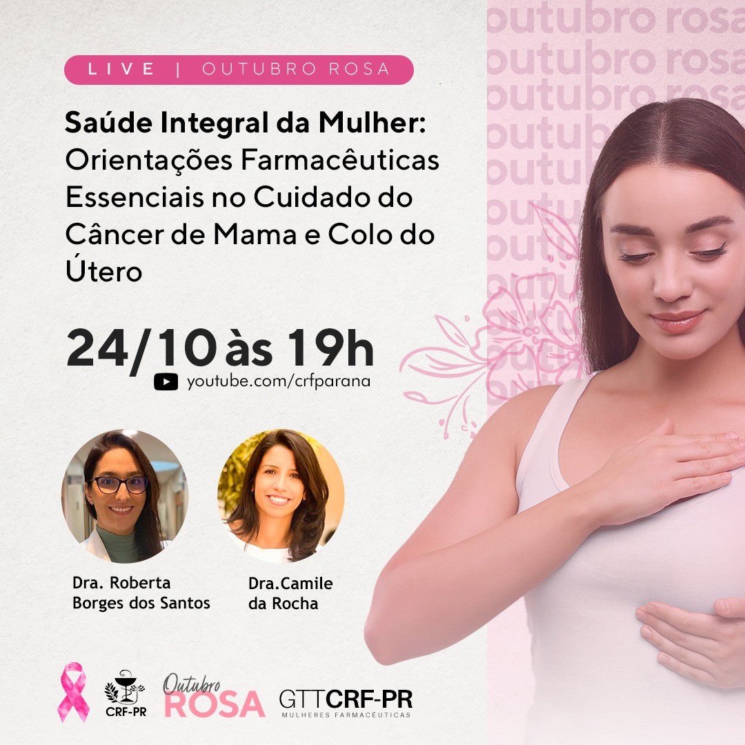 Live: Saúde Integral da Mulher: Orientações Farmacêuticas Essenciais no Cuidado do Câncer de Mama e Colo do Útero