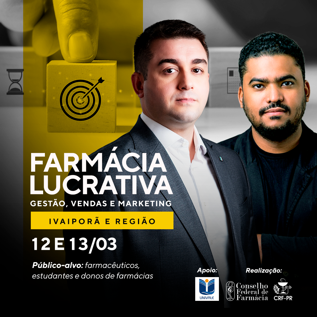 Curso Farmácia Lucrativa: Gestão, Vendas e Marketing | Ivaiporã/PR