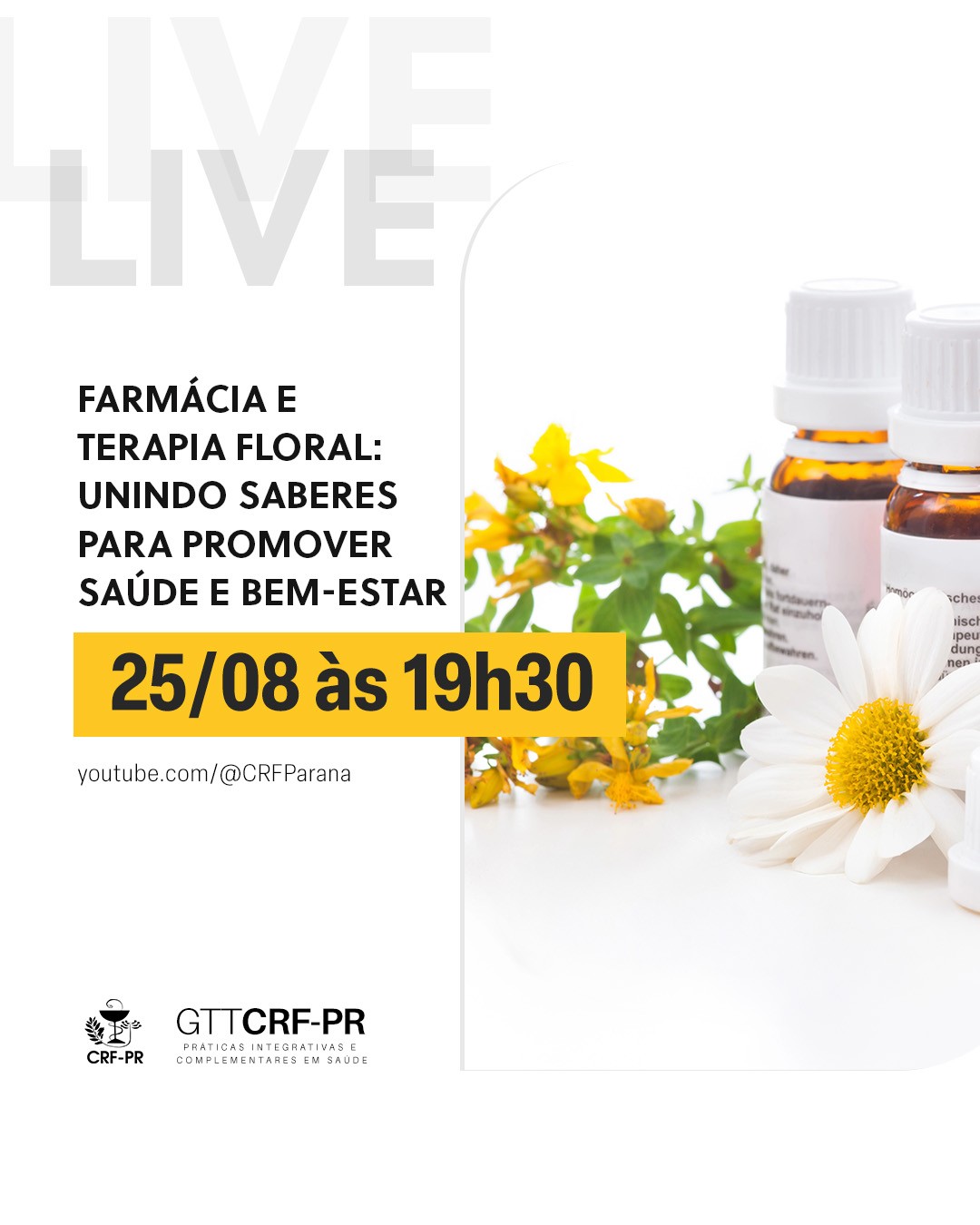 LIVE: Farmácia e Terapia Floral: Unindo Saberes para Promover Saúde e Bem-Estar