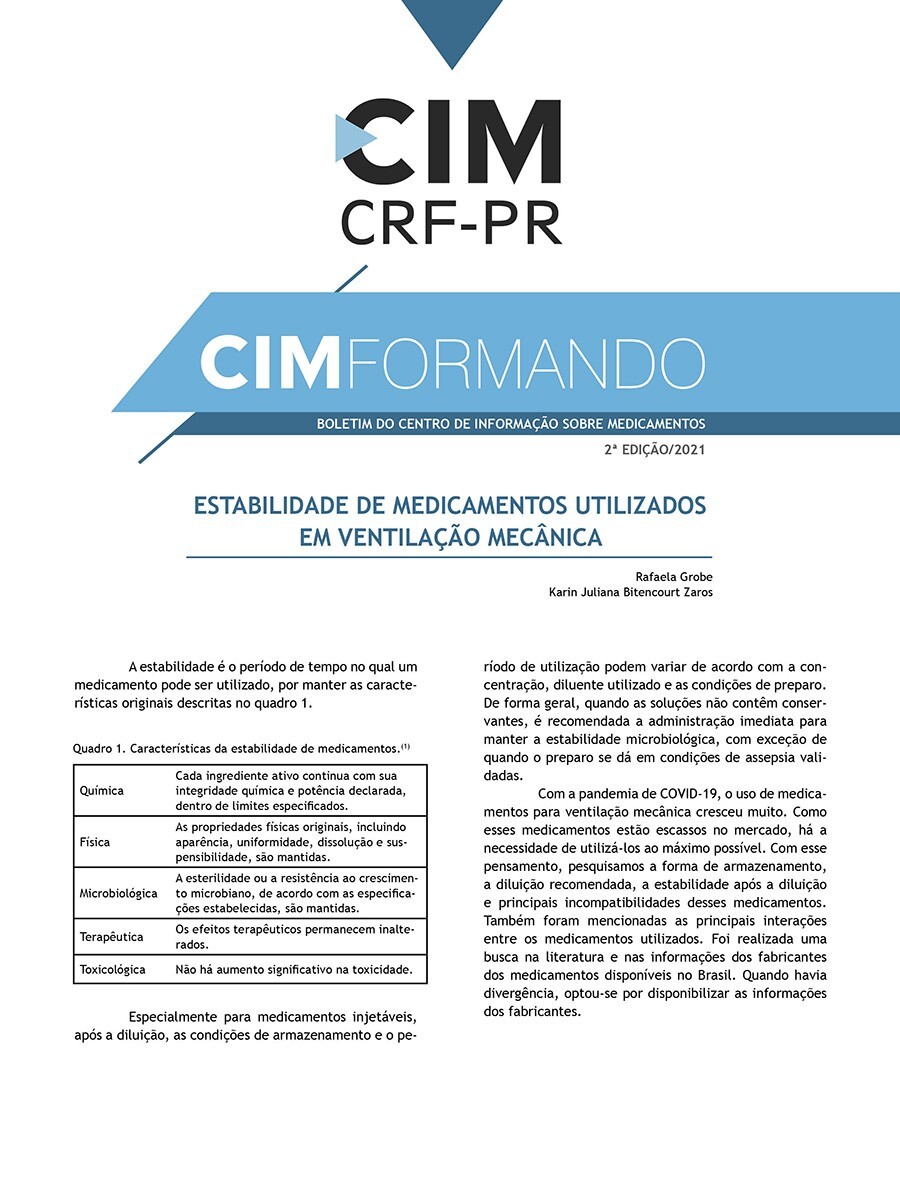Informativo CIM/CRF-PR 
